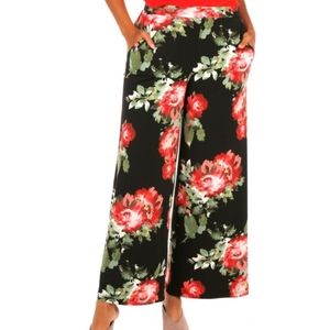 Nwt NINA LEONARD printed palazzo pant